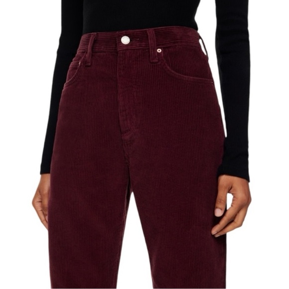 ARITZIA DENIM FORUM The '90s Joni High Rise Loose
30L in Spiced Burgundy Sz 26 - Picture 3 of 12